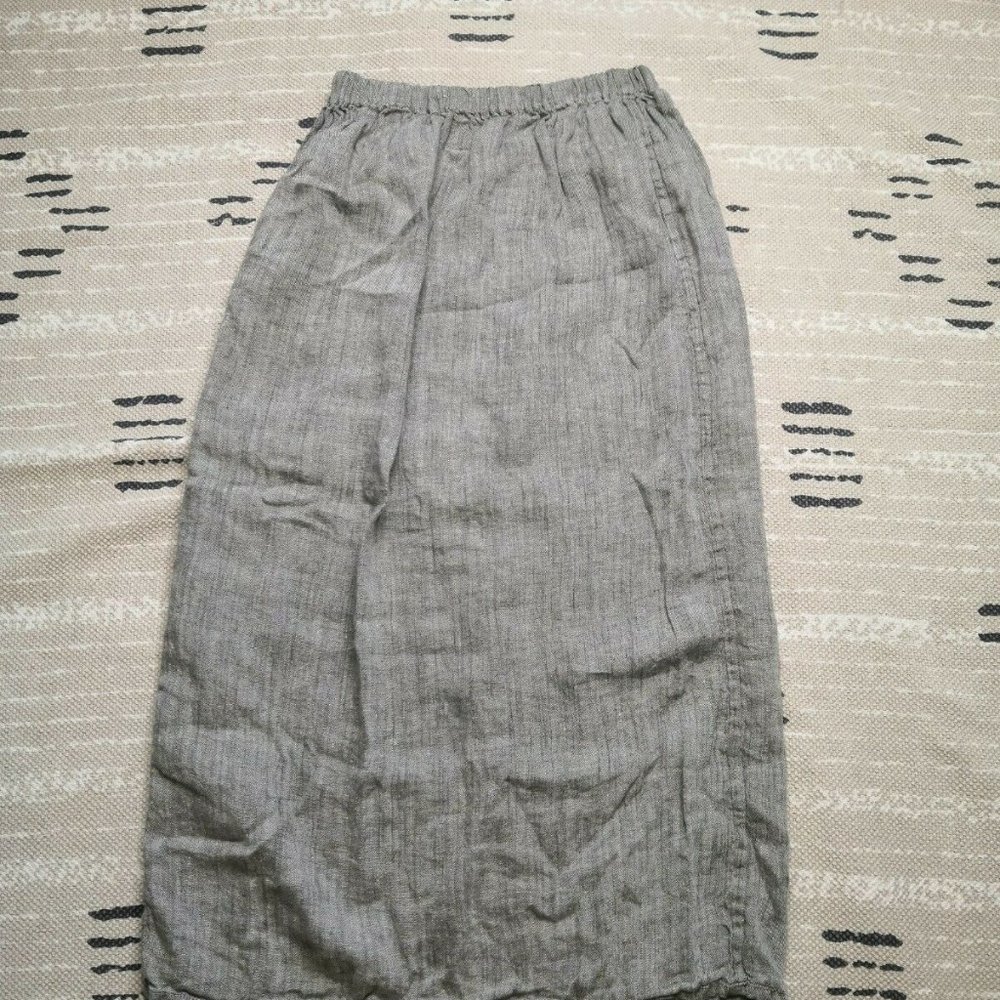 Flax by Jeanne Engelhart Womens Gray Skirt Medium - Picture 10 of 10